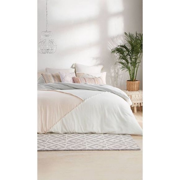 Peri Home | Bedding | Peri Home 3pc Fullqueen Colorblock Fringe ...